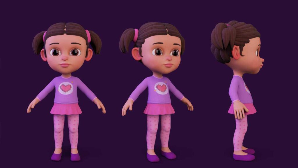 Create a 3d model of your 2d character or sketch