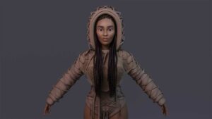 Create any hair style for your character in Blender