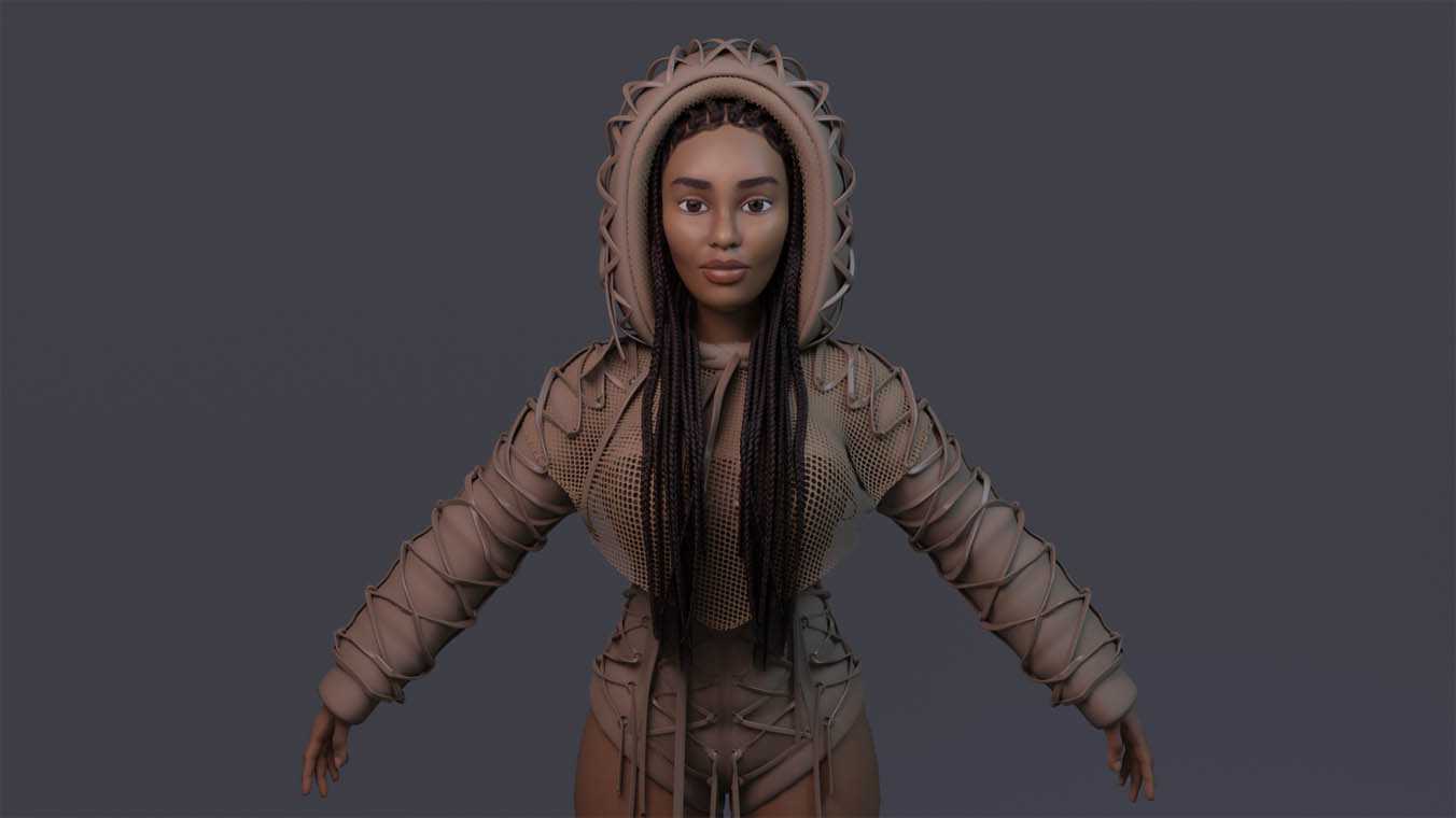 Create any hair style for your character in Blender