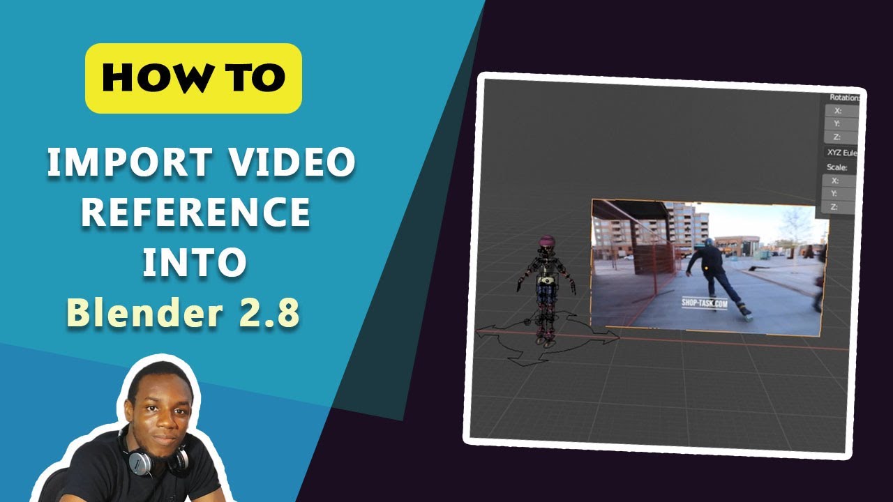 How To Import Video References for animation In Blender