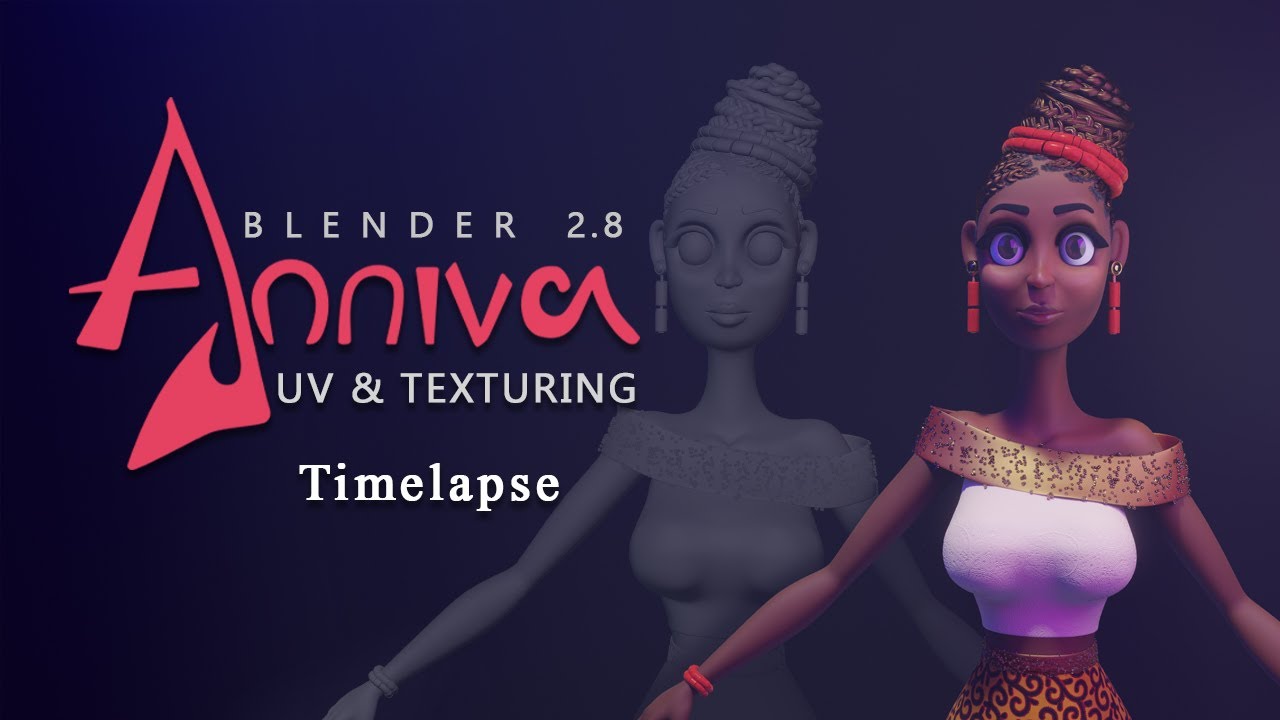 Anniva Part 02 – UV and Texturing