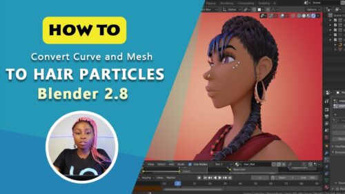 Read more about the article Convert Curve and Mesh to Hair Particles in Blender