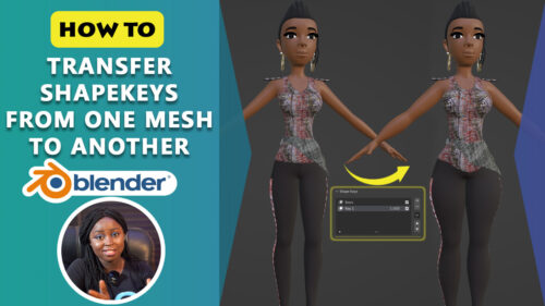 Read more about the article Transfer Shape Keys From One Mesh To Another In Blender