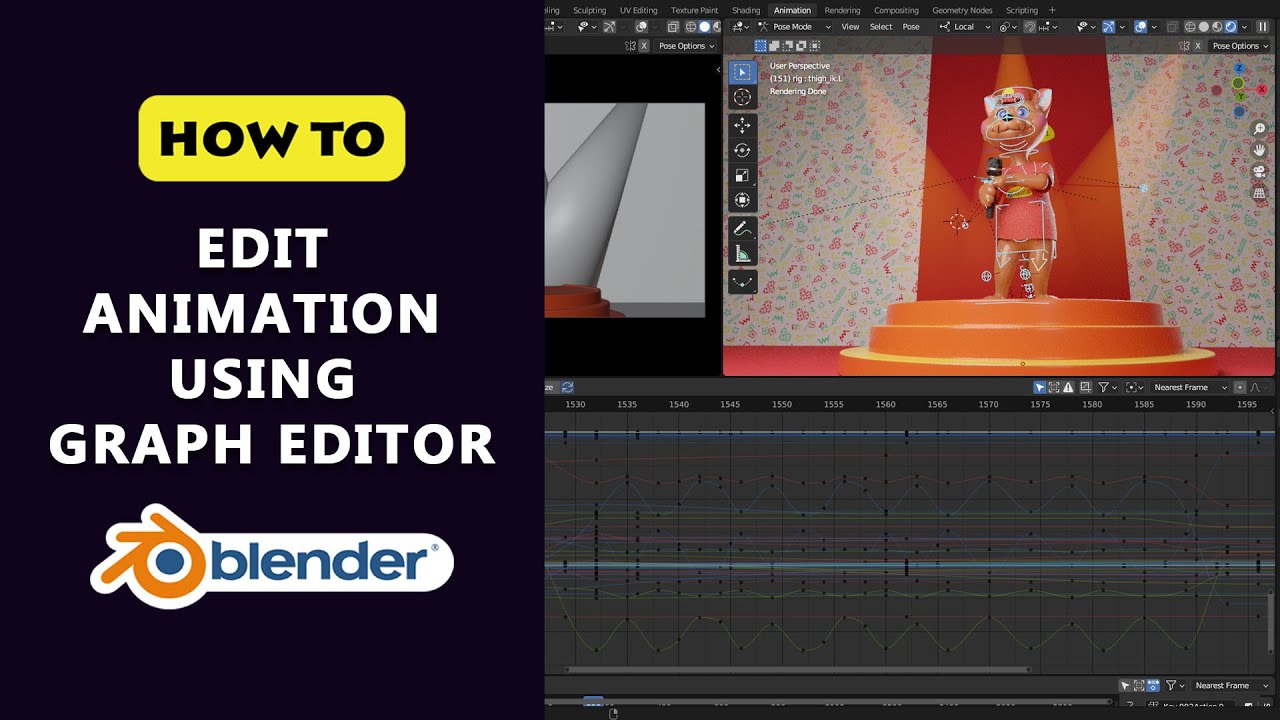 Edit Animation Using Graph Editor In Blender