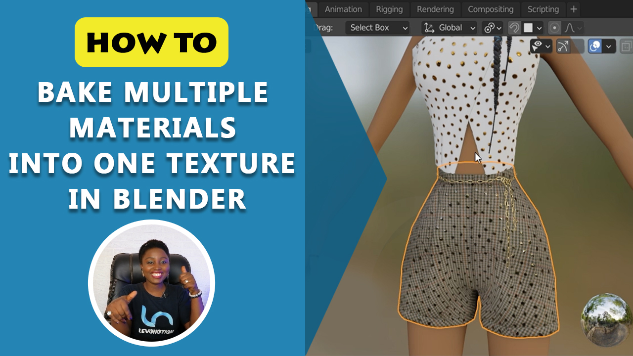 How To Bake Multiple Materials Into One Texture In Blender