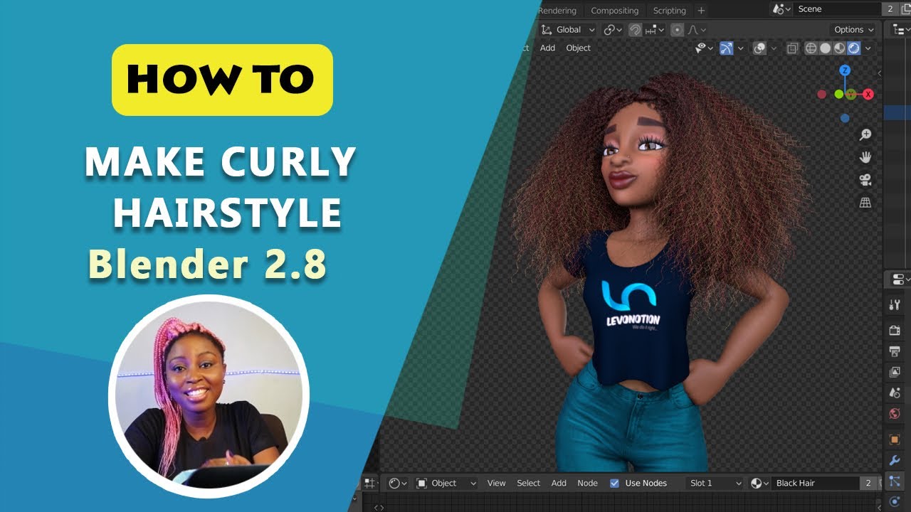 How To Create A Curly Hairstyle In Blender