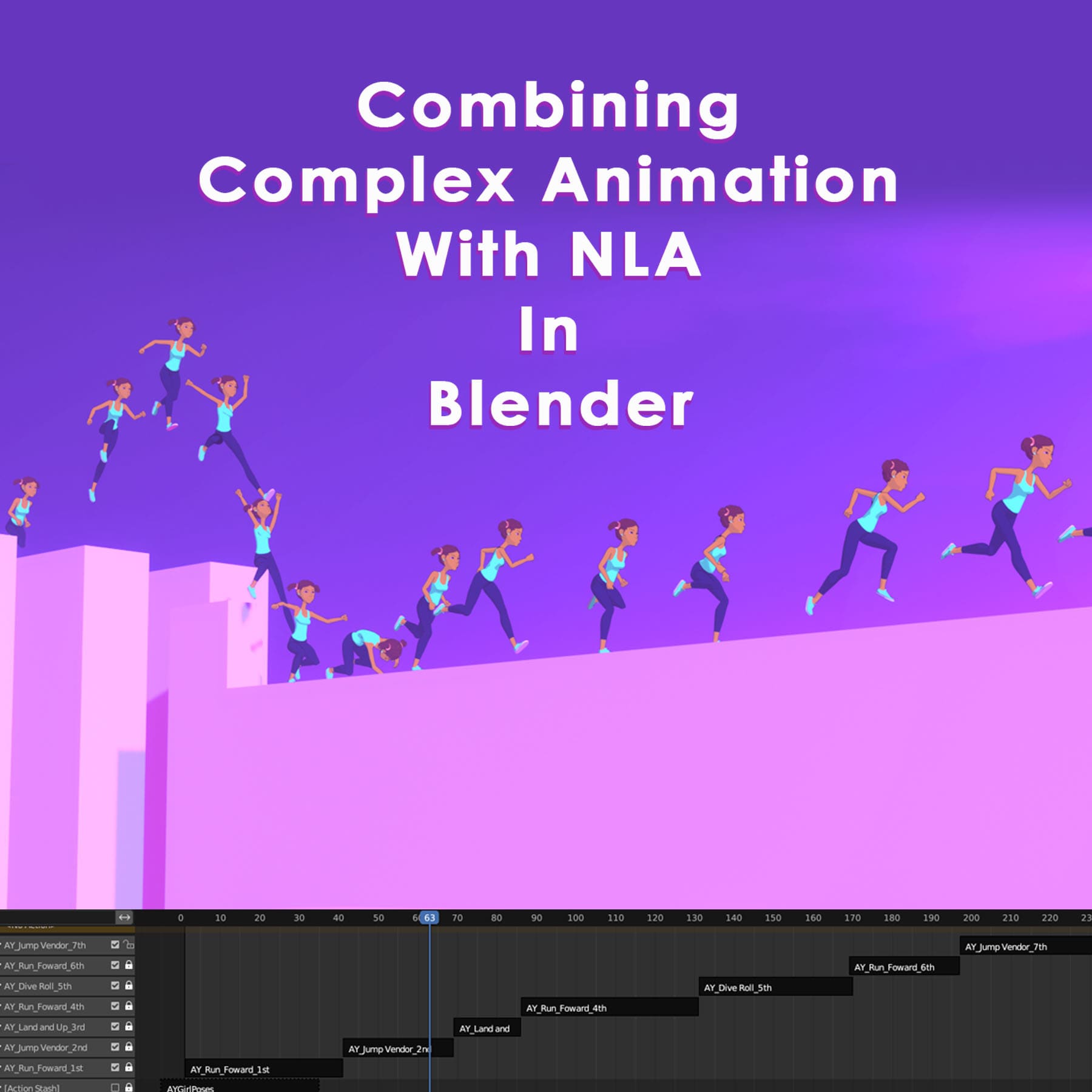 Combining Complex Animation With NLA in Blender