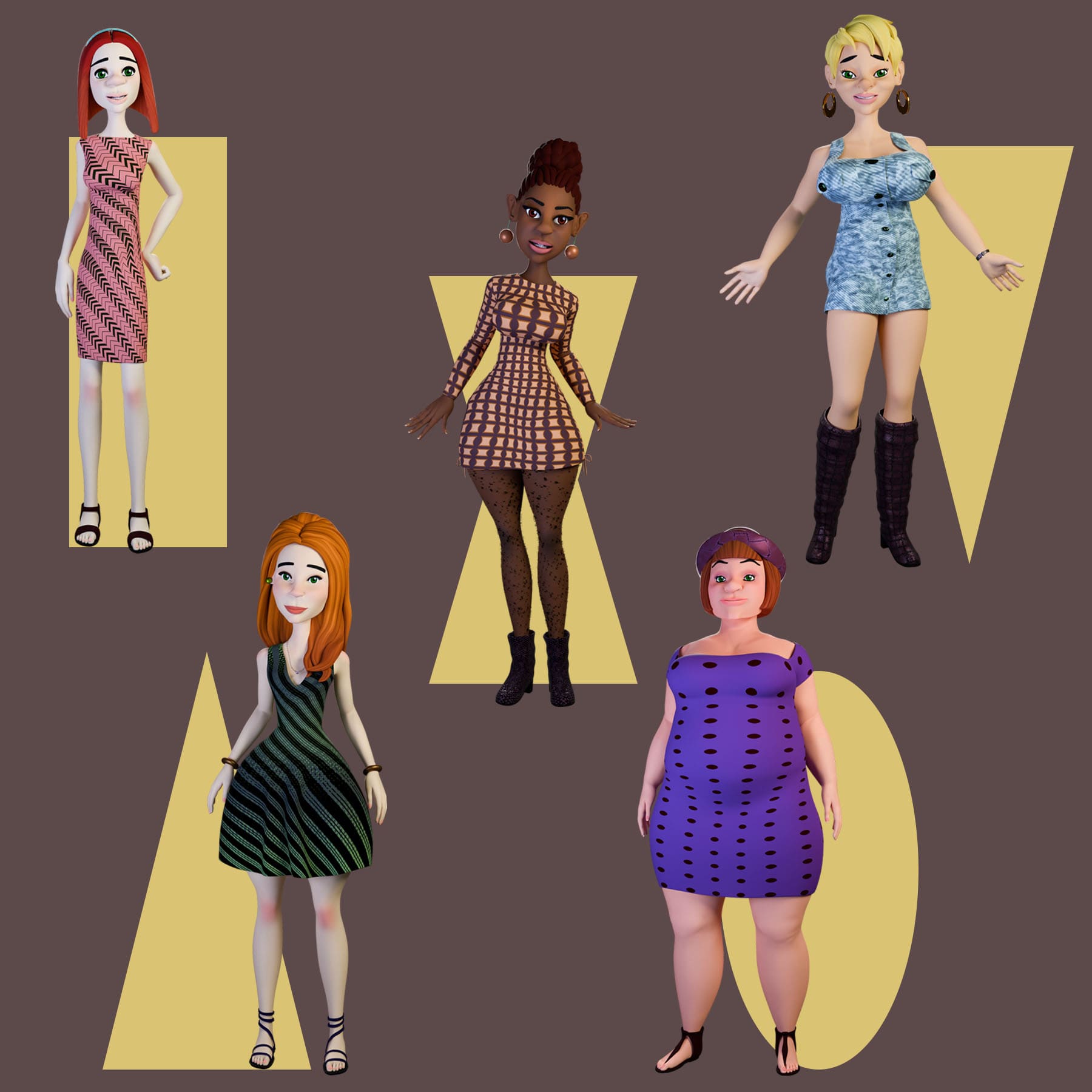 AYMultiCharacter Female